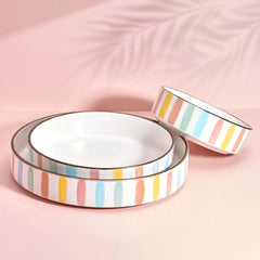 Darbie Angell Happy Spring Summer 9 piece Bowl Set, Service for 3