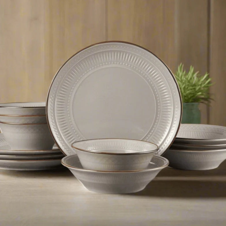 Easton 12 Piece Dinnerware Set, Service for 4