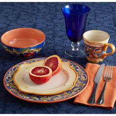 Villa della Luna® Set of 4 Scalloped Salad Plates