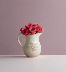 Tea Rose Sugar and Creamer Set