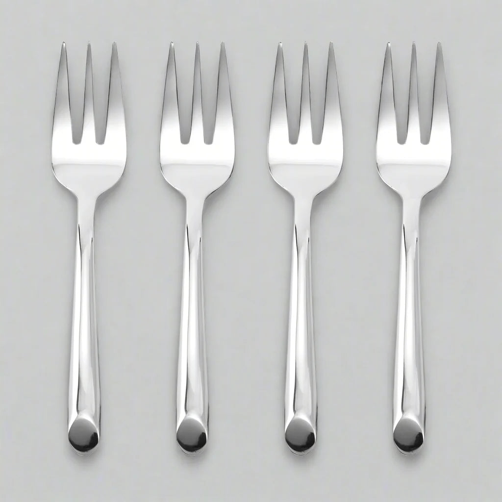 Wave Set of 4 Appetizer Forks