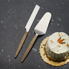 Acacia Wood Handle Cake Knife