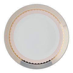 Darbie Angell Golden Charm Metallic 12 Piece Dinnerware Set, Service for 4