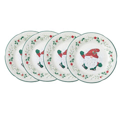 Winterberry® Set of 4 Gnome Salad Plates