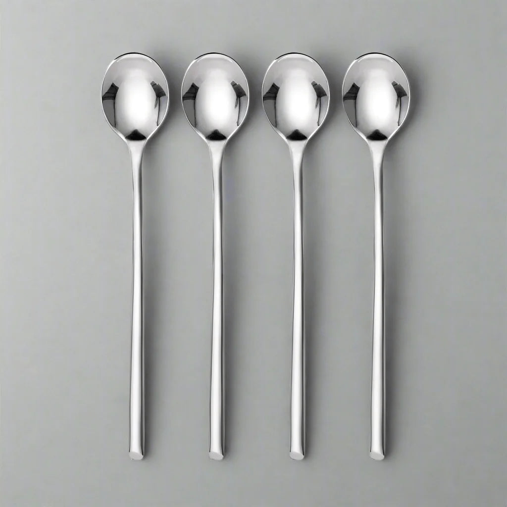 Wave Set of 4 Beverage Spoons