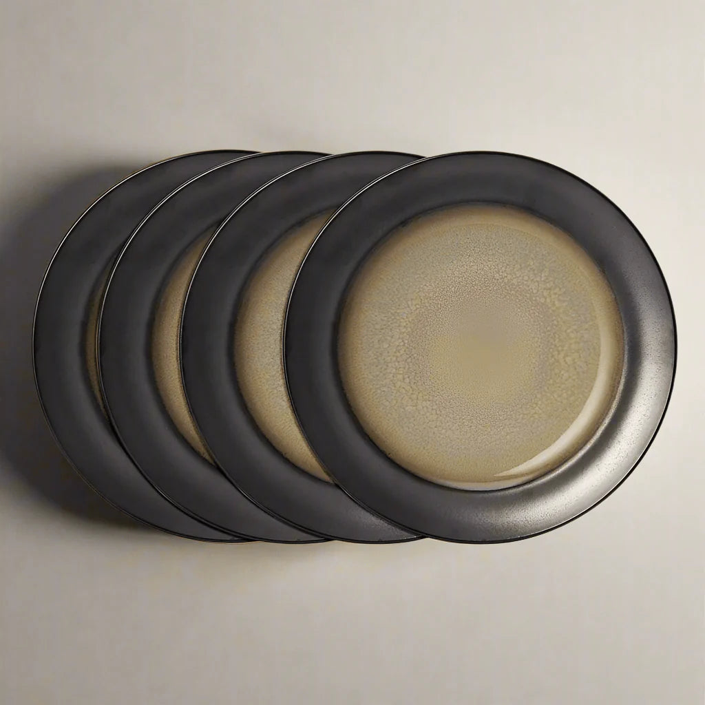 Sandstone Set of 4 Dinner Plates