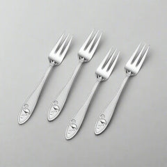 Flamingo Set of 4 Appetizer Forks