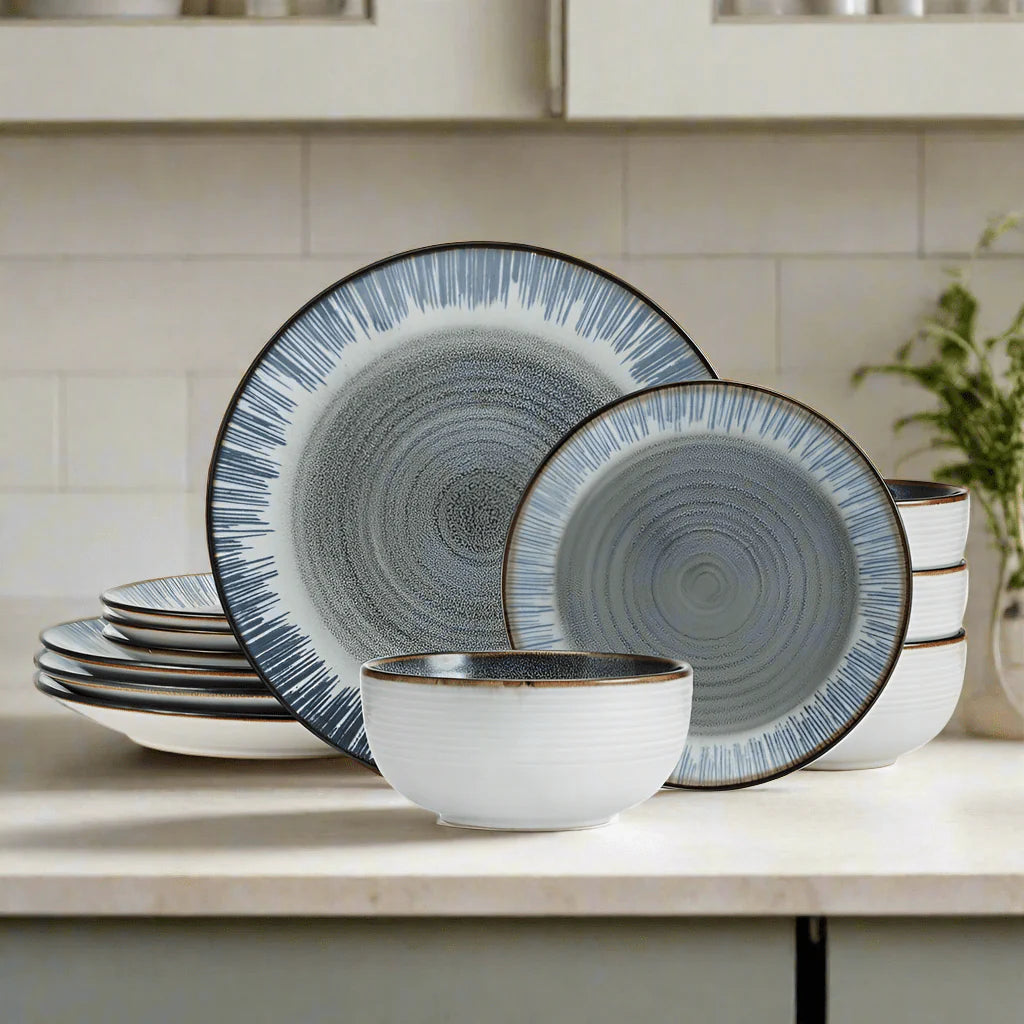 Jaimie 12 Piece Dinnerware Set, Service for 4