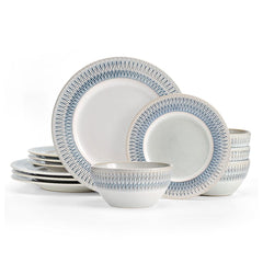 Casey 12 Piece Dinnerware Set, Service for 4