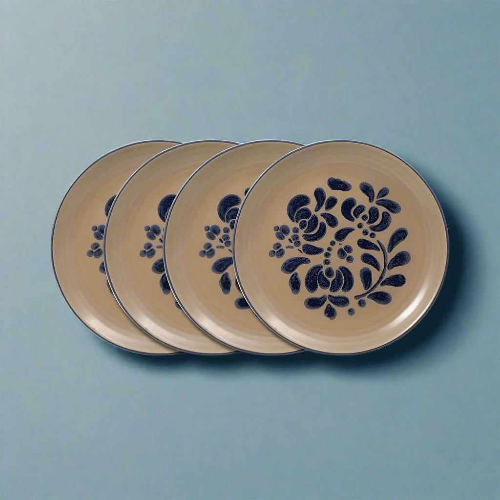 Folk Art® Set of 4 Luncheon Plates
