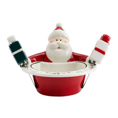 Winterberry® Santa Dip Bowl with Gift Spreaders