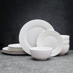 Maddy 12 Piece Dinnerware Set, Service for 4