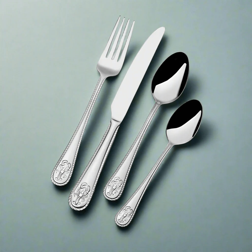 Lobster 16 Piece Flatware Set, Service for 4