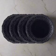 Chateau Midnight Set of 4 Dinner Plates