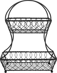 Lattice 2 Tier Fruit Storage Basket