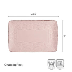 Chateau Pink Serving Platter