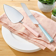 Darbie Angell Happy 2 Piece Cake Knife and Server Set