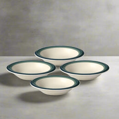 Ocean Breeze Set of 4 Rim Soup Bowls