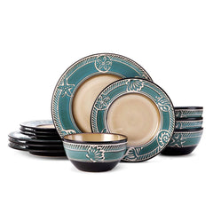 Montego 12 Piece Dinnerware Set, Service for 4