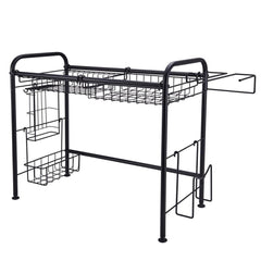 Over the Sink 2 Tier Organizer Dish Drying Rack, 31 Inch