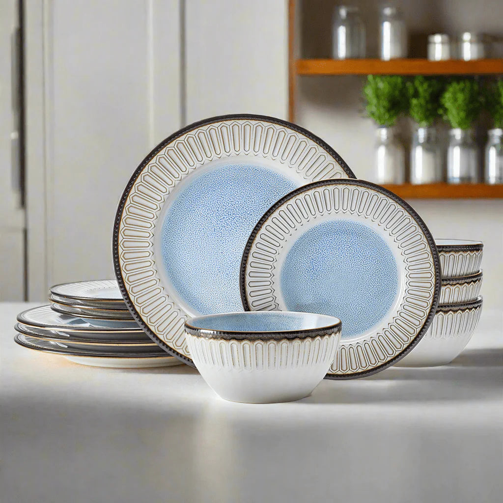Clara 12 Piece Dinnerware Set, Service for 4