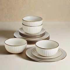 Janelle 12 Piece Dinnerware Set, Service for 4