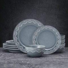 Valerie 12 Piece Dinnerware Set, Service for 4