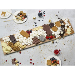 Fitz and Floyd Austin Craft Charcuterie White Serving Board, 39 IN.