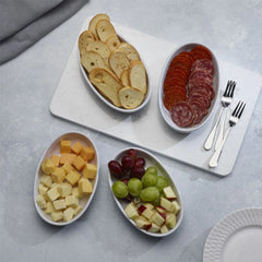 Burrito Set of 4 Small Oval Bowls