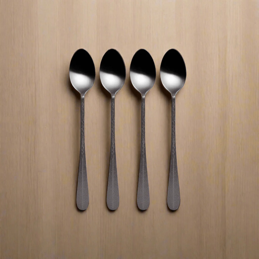Sable Black Set of 4 Long Handled Spoons