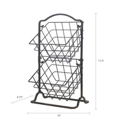 2 Tier Hanging Storage Baskets