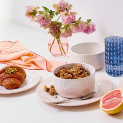 Darbie Angell Rising Up Blush 12 Piece Dinnerware Set, Service for 4