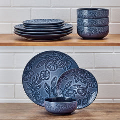 Garden Elegance 12 Piece Dinnerware Set, Service for 4